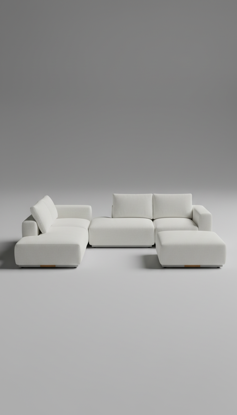 Modular Sofa in Cloud White