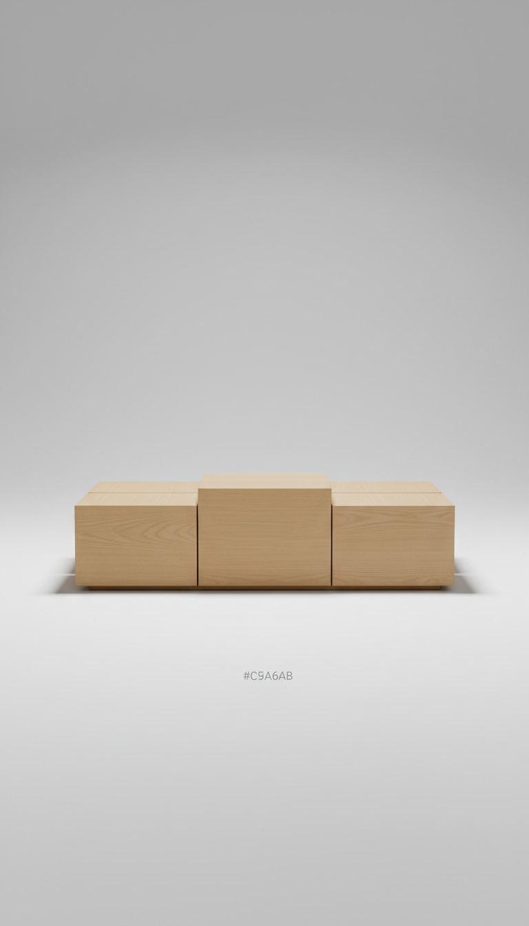 Coffee Table in Soft Oak